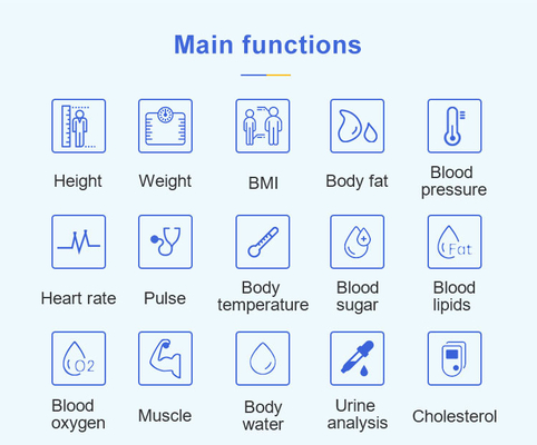 15.6 Inch Screen Intelligent Health Examination Kiosk