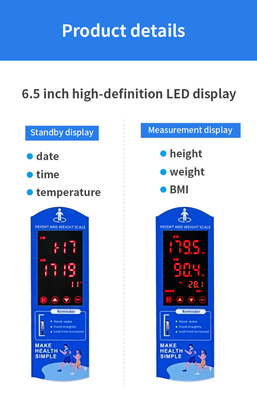 Coin Operated Ultrasonic Height and Weight Machine