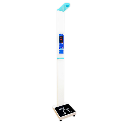 Ultrasonic Technology 20 - 210cm Digital Height Weight BMI Scale Led Display