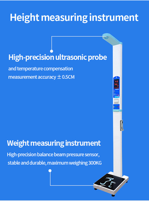 SH-300 Human Weight Scale Health Checkup Digital Height and Weight Coin Operated BMI Machine Scale