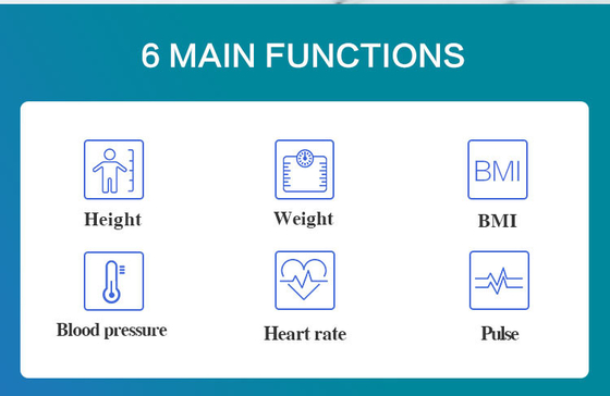 Scale for Weighing People Blood Pressure Height Weight Ultrasound Machine Body Analysis Scale