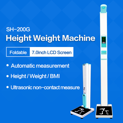 Hospital Human Height and Weight Scale Balance with BMI Function