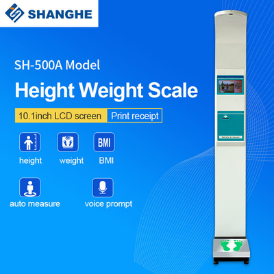 Height and Weight Machine Scales 200kg WiFi LCD Electronic Digital Weighing Printing Scale