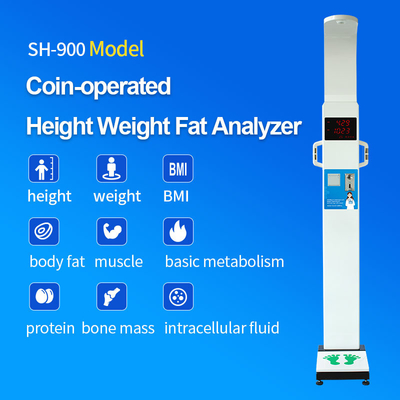 Coin Operated Digital Height and Weight Body Mass Index Machine