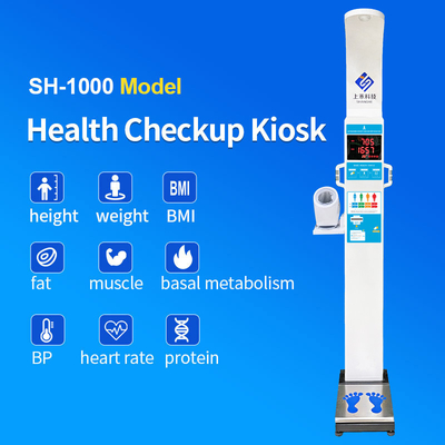 Ultrasonic Digital Height Weight Blood Pressure Scale Body Fat Analyzer Scale SH-1000