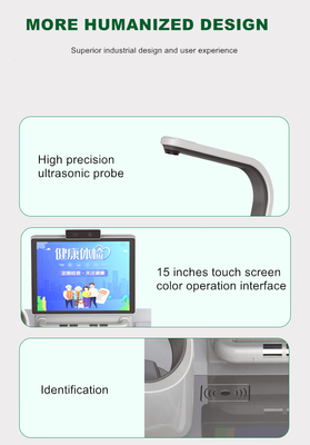 SH-T15 Pro Manufacturer Price Health Care Body Checkup Telemedicine Kiosk Height Weight Body Fat Scale Station