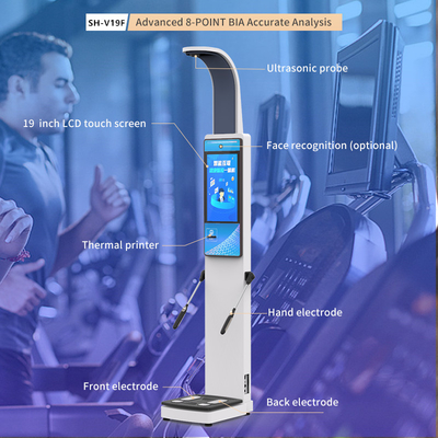 SH-V19F Height Weight Body Fat Measuring Scale Body Composition Analysis Machine