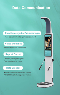 Professional 3d Body Scanner Fitness Composition Analyzer With Printer In Body Fat Analyzer