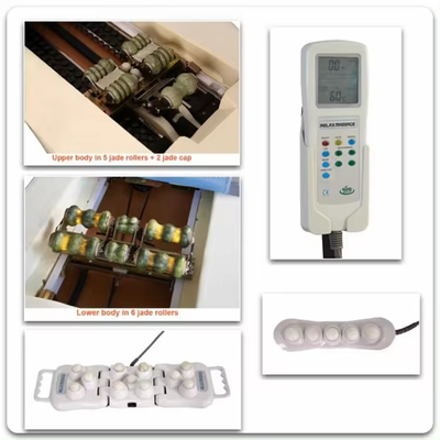 Nugar Best N4 Bed Electric Japan Thai Cheap Price Modern Full Back Whole Body Thermal Jade Roller Massage Table Bed