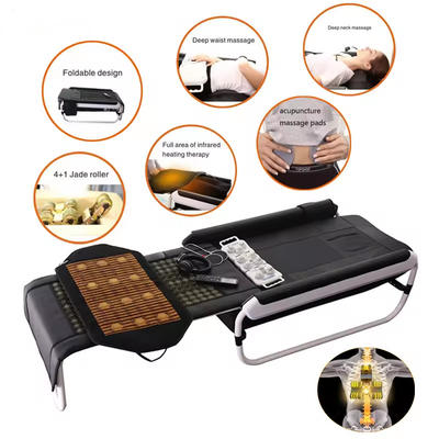 New Trends Chiropractic Spine Therapy Bed Massager Jade Thermal Salon Furniture Infrared Massage Bed