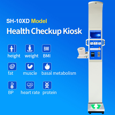 Physical Examination Kiosk Machine for Height Weight Blood Pressure Body