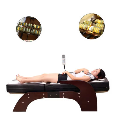 Spa Full Body Traction Chiropractic Spine Care Tourmaline Camas De Stone 3D Mattress Jade Master Bed Roller Infrared Massage Bed