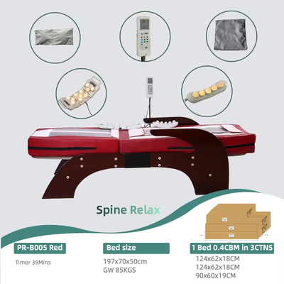 Nugar Best N4 Bed Electric Japan Thai Cheap Price Modern Full Back Whole Body Thermal Jade Roller Massage Table Bed