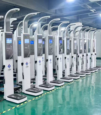 Body Composition BMI Analysis With 8 Electrode Test Skin Analyzer Machine Body Fat Analyzer Gym Center