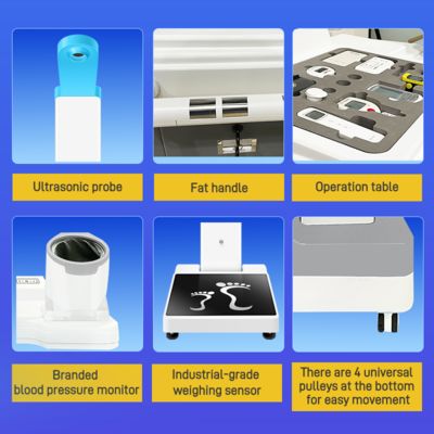 Medical Health Kiosk One-Stop Self-Service Full Body Check Station with Telemedicine Features Steel Blood Pressure Kiosk