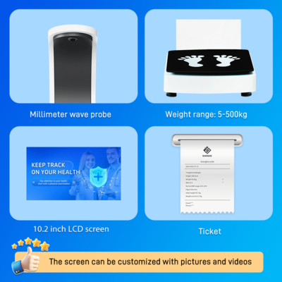 Body Composition Analysis Machine Full Body Scanner Fat Percentage Meter