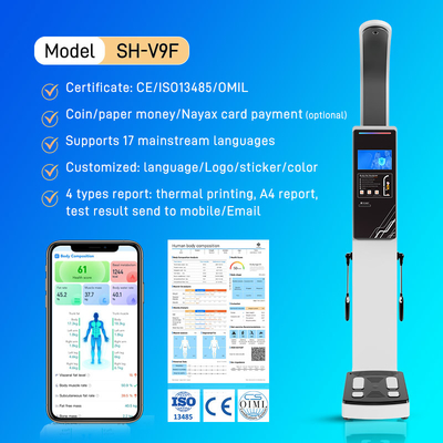 Body Composition Analysis Machine Full Body Scanner Fat Percentage Meter