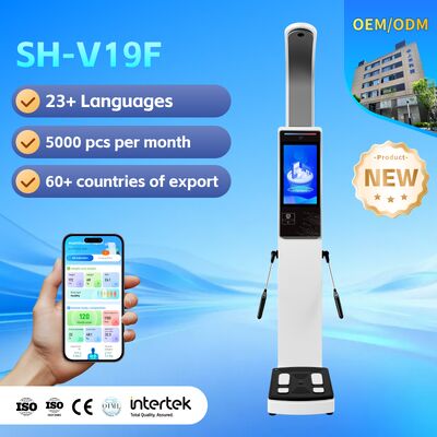 SH-V19F Body Scanner 3d BMI Height Weight Measurement Analysis Machine for Sport Center/fitness Center