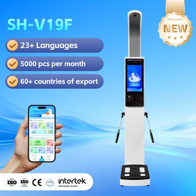 All-in-One Physical Examination Height Weight Machine Health Kiosk Body Fat Composition Analyzer Scale