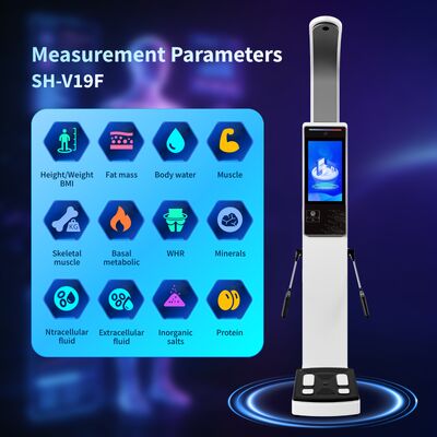 All-in-One Physical Examination Height Weight Machine Health Kiosk Body Fat Composition Analyzer Scale