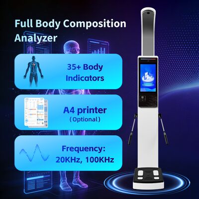 Ultrasonic Digital Height And Weight Scale Full Body Composition Analyzer For Precision Health Analysis