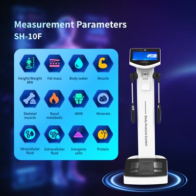 Bioimpedance Whole Body Height, Weight and Fat Composition Analyzer, Mass Analysis