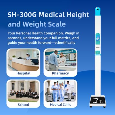SH-300G Medical Weight and Height Scale Ultrasonic Measurement Height and Weight Machine for Healthcare Center Pharmacy
