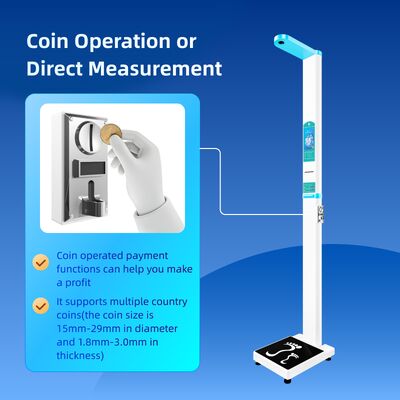 Coin Operated Height Weight BMI Machine