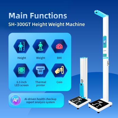 Coin Operated Height Weight BMI Machine