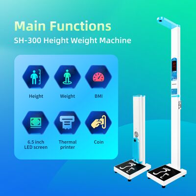 Coin-Operated Coin Operated Weight Scale Smart Height Weight Scale LED Display OEM Customizable Medical Scale