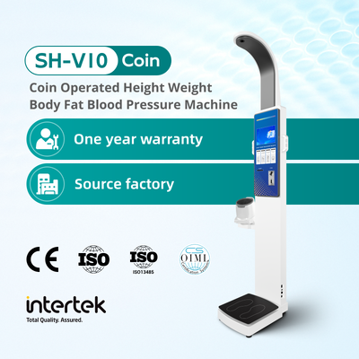 Coin Operated Scales Height Weight Vending Machine For Pharmacy Body Composition Analyzer