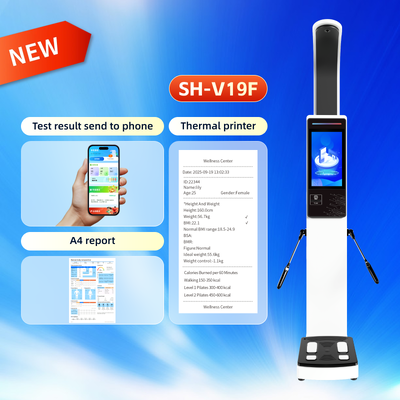 Intelligent Body Measurement Instrument BMI Human Scale SH-V19F Body Composition Analyzer