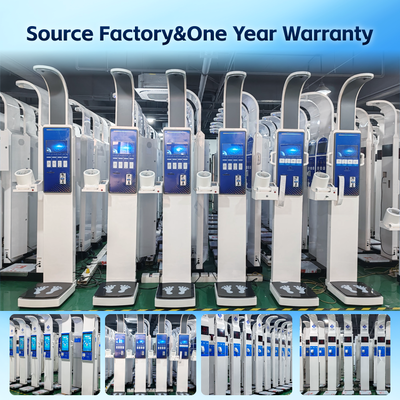 Advanced 10.2 Inch Touch Screen Customizable Personal Scale Self-Service Kiosk Health Blood Pressure Weight Height Monitor Height Weight Blood Pressure Machine