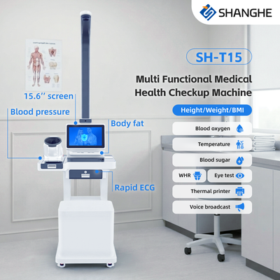 Medical Health Kiosk Blood Pressure Health Checkup Kiosk Interactive Self-service Health Kiosk