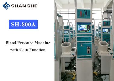 Coin Operated Body Weight And Height Scale Blood Pressure Heart Rate Measuring Machine