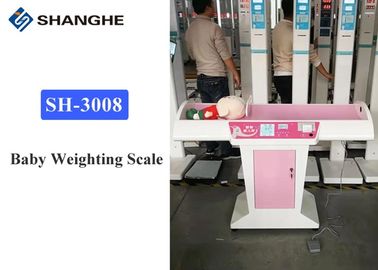 0 - 3 Years Old Small Baby Weight Measurement Machine , Pink Height And Weight Measuring Scale