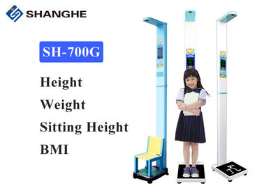 Ultrasonic Weight Machine For Child , Voice Guidance Weight And Height Scale