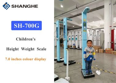 Voice Broadcast Height Weight Measurement Machine , 2 - 200kg Total Body Composition Analyzer