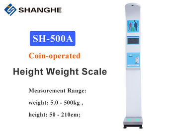 Coin Operated 10.1'' Smart Bluetooth BMI Scale With Thermal Printer