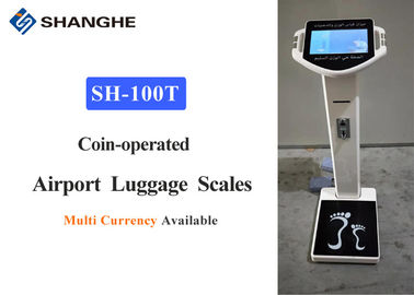 Aviation Aluminum Airport Baggage Weighing Scales High Speed Thermal Printing