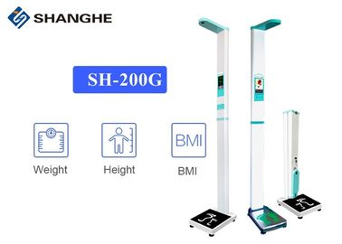 Portable Bluetooth Digital Scale With Height Rod , Medical Centers Automatic Height And Weight Machine