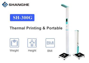 Health Check Up Kiosk 2.1m Digital Scale With Height Rod