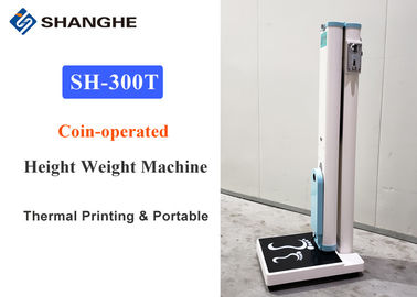 Smart Bluetooth BMI Body Weight And Height Scale Coin Operated Printing Data