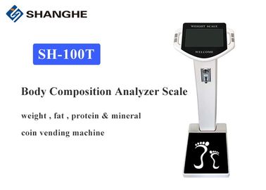Coin Operated BMI Body Fat Analyzer Scale CE Certificate 12 Months Warranty