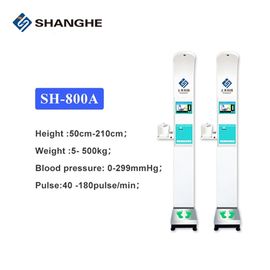 50HZ Blood Pressure Height And Weight Scale Analyzer Medical Examination