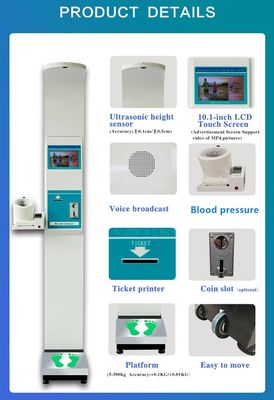 Calculator Paper Weighing Scales with Thermal Printer Portion and Receiving Multi Functional Digital BMI Scale