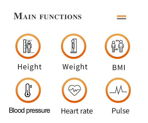 Blood Pressure BMI Monitoring Machine Intelligent Measurement Scale 240V