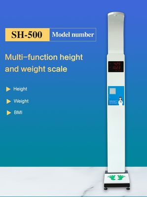 Heathly Adult Body Weight Height Scale Machine AC240V For Hospitals
