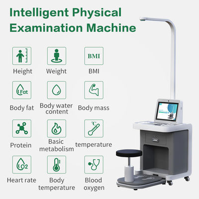 Blood Pressure Body Fat Composition Healthcare Check In Kiosk Touch Screen