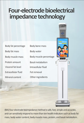 Lcd Accurate Body Weight And Height Fat Scale 2000 Kcal Face Recognition Touch Screen